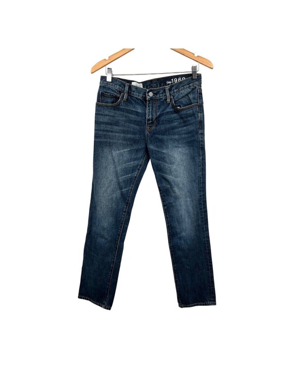 Gap Womens Boyfriend Jeans Mid Rise Blue Size 24 Waist
